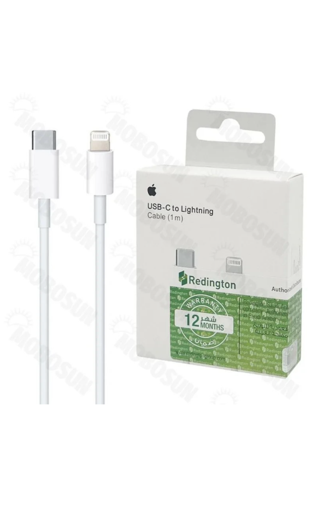 کابل شارژ آیفون 20w c-L پک دار لیبل عرب