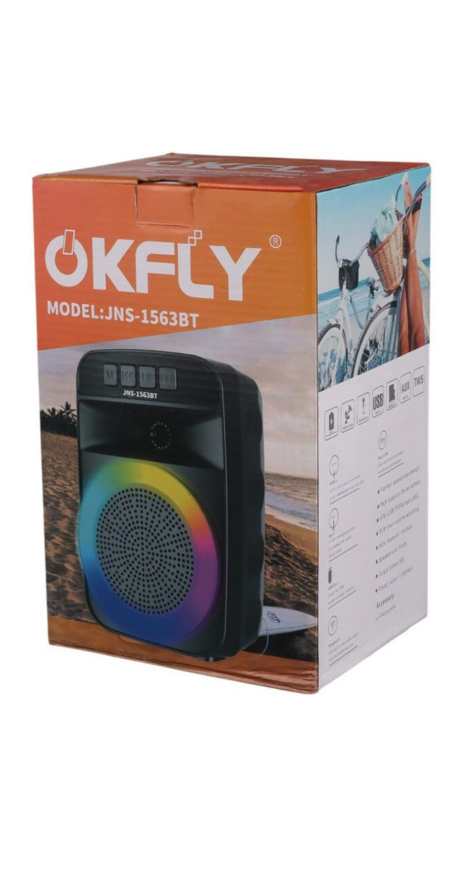اسپیکر بلوتوثی Qkfly jns_1568BT