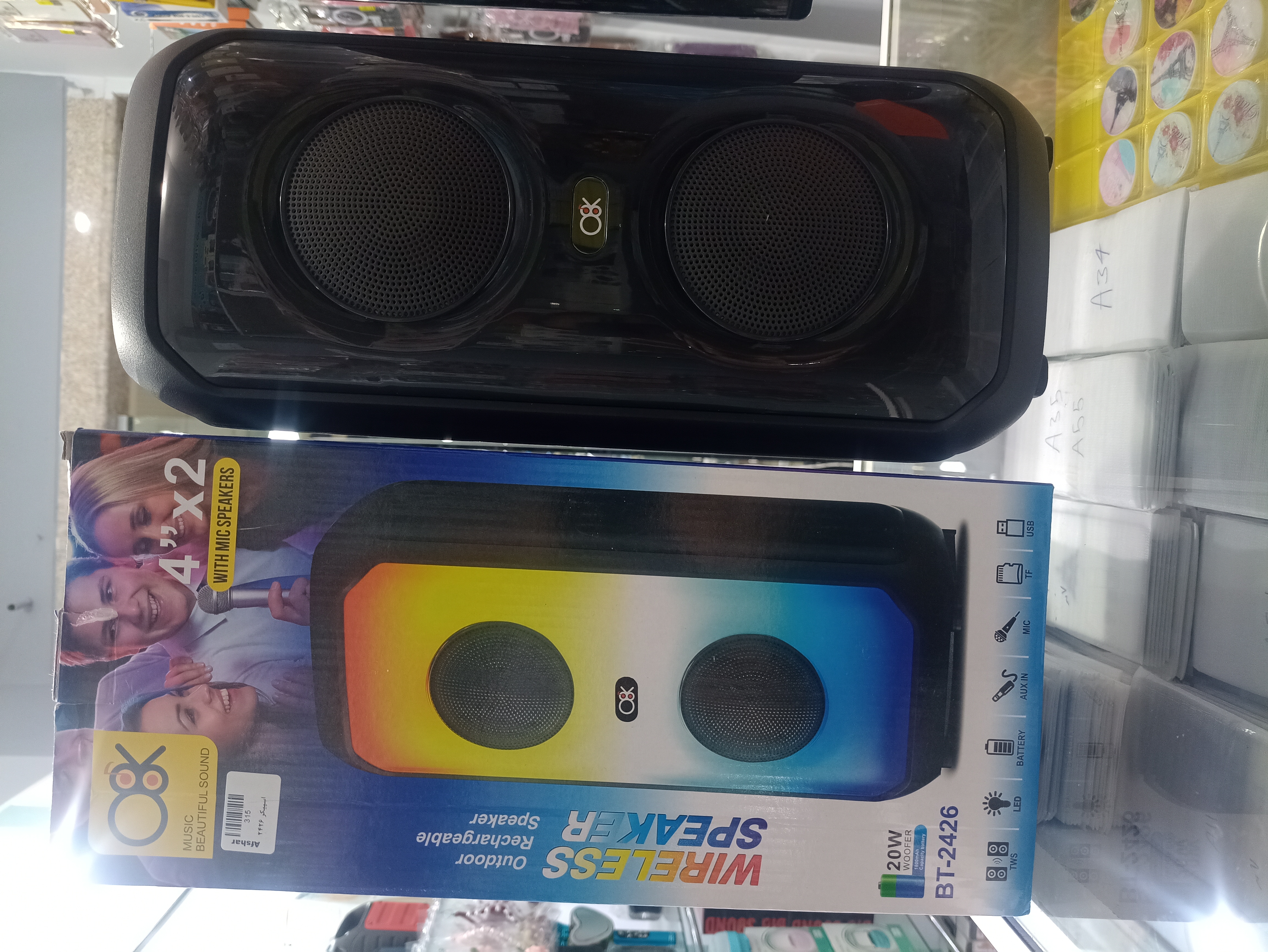 اسپیکر قابل حمل 08K مدل BT2426